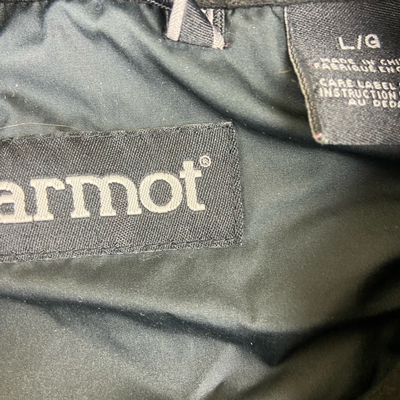 Marmot Puffer Curb  Records Jacket Calen Black Large Primaloft Insulated Rare - Picture 4 of 5